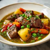 Savory Vegetable Beef Stew for 6 Servings