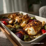 Sheet Pan Chicken Recipe with Roasted Vegetables in 45 Minutes