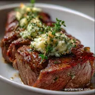 Sirloin Tip Steak: Pub-Style with Garlic Thyme Butter