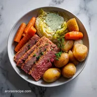 Slow Cooked Corned Beef and Cabbage for 8 Servings