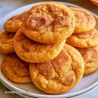 Snickerdoodle Pumpkin Cookies: Tender