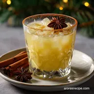 Spiced Christmas Margarita with Cinnamon and Star Anise