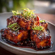Gochujang Tofu The Best Crispy Sticky SweetandSpicy Glaze