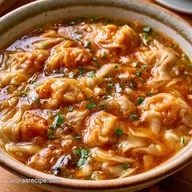 Subgum Wonton Soup with Shrimp Recipe