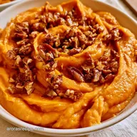 Sweet Potato Casserole with Pecan Topping