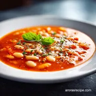 Hearty Tomato Soup with Canned Beans in 30 Min