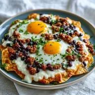 Tortilla Chip Breakfast Nachos: 20 Min