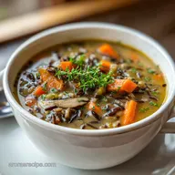 Turkey Wild Rice Soup for 8 Servings