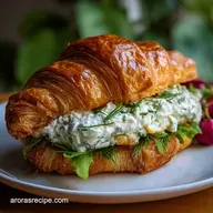 Croissant Breakfast Sandwich: Flaky Eggs Bacon