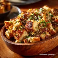 Sourdough Stuffing Recipe: Tangy, Crispy Herb Stuffing for Turkey