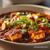 Hearty Vegetable Paneer Chili Delhi Meets Dallas Comfort Bowl