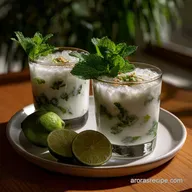 White Christmas Mojitos: Velvety Coconut Flavor