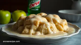 Sweet & Fizzy Apple Dumplings with Mountain Dew Glaze – A Family Favorite recipe card