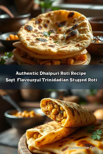 Authentic Dhalpuri Roti Recipe: Soft Flavourful Trinidadian Stuffed Roti