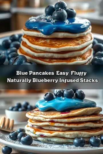 Blue Pancakes: Easy Fluffy & Naturally Blueberry-Infused Stacks