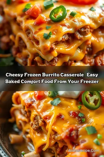 Cheesy Frozen Burrito Casserole – Easy Baked Comfort Food from Your Freezer