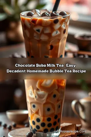 Chocolate Boba Milk Tea – Easy & Decadent Homemade Bubble Tea Recipe