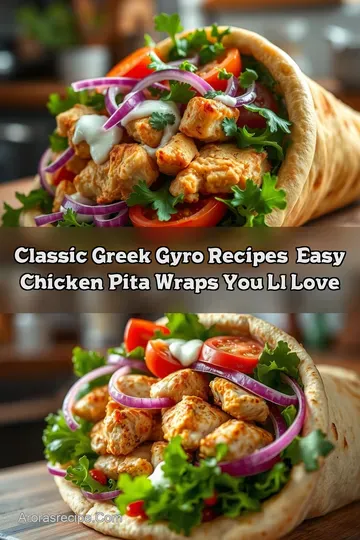 Classic Greek Gyro Recipes: Easy Chicken Pita Wraps You' ll Love