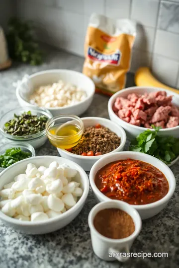 Classic Greek Gyro with Tzatziki Sauce ingredients