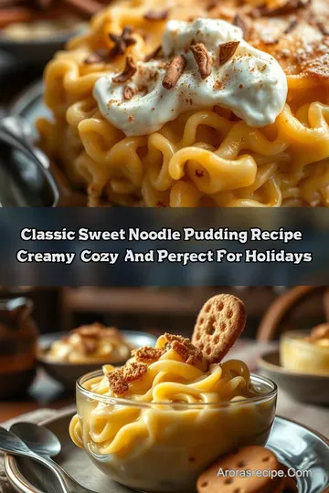 Classic Sweet Noodle Pudding Recipe – Creamy Cozy and Perfect for Holidays