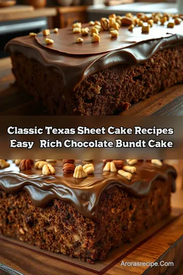 Classic Texas Sheet Cake Recipes: Easy & Rich Chocolate Bundt Cake