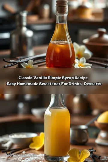 Classic Vanilla Simple Syrup Recipe – Easy Homemade Sweetener for Drinks & Desserts