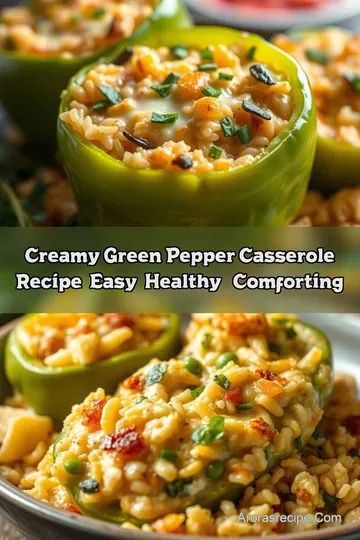 Creamy Green Pepper Casserole Recipe: Easy Healthy & Comforting