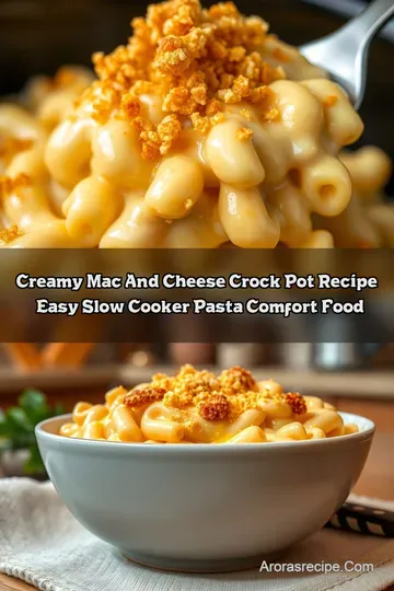 Creamy Mac and Cheese Crock Pot Recipe | Easy Slow Cooker Pasta Comfort Food