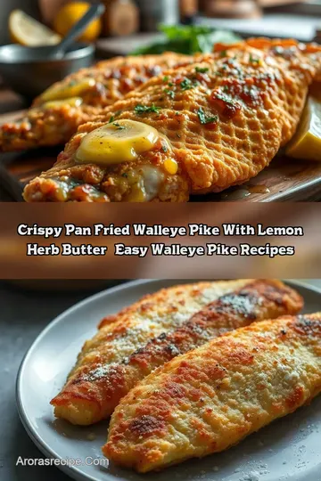 Crispy Pan-Fried Walleye Pike With Lemon Herb Butter – Easy Walleye Pike Recipes