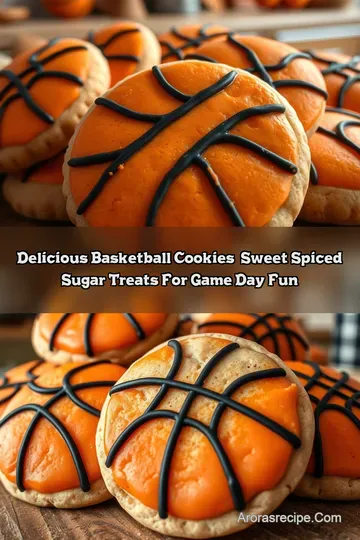 Delicious Basketball Cookies: Sweet Spiced Sugar Treats for Game Day Fun