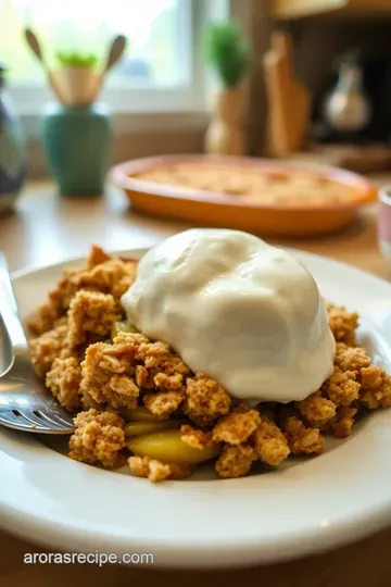 Easy Homemade Apple Crisp Using Canned Apple Pie Filling steps