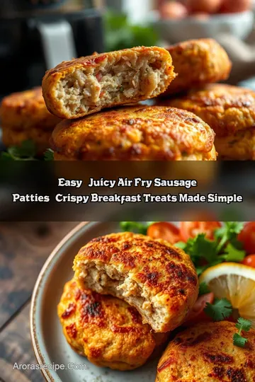 Easy & Juicy Air Fry Sausage Patties – Crispy Breakfast Treats Made Simple
