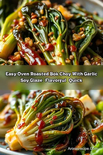 Easy Oven-Roasted Bok Choy with Garlic Soy Glaze – Flavorful & Quick