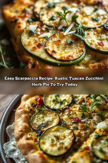 Easy Scarpaccia Recipe: Rustic Tuscan Zucchini & Herb Pie to Try Today