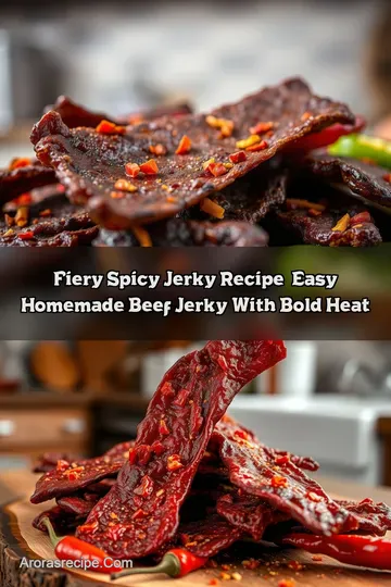 Fiery Spicy Jerky Recipe: Easy Homemade Beef Jerky with Bold Heat