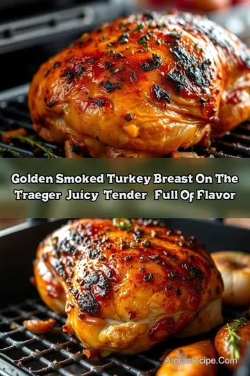 Golden Smoked Turkey Breast on the Traeger: Juicy Tender & Full of Flavor