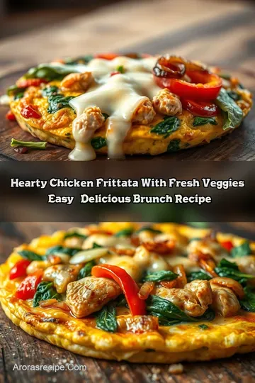 Hearty Chicken Frittata with Fresh Veggies – Easy & Delicious Brunch Recipe