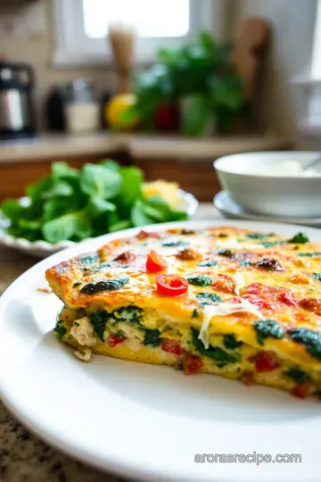 Hearty Chicken & Veggie Frittata – A Perfect One-Pan Brunch Classic steps