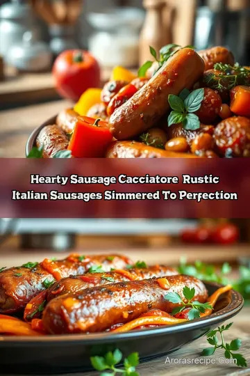 Hearty Sausage Cacciatore: Rustic Italian Sausages Simmered to Perfection