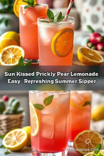 Sun-Kissed Prickly Pear Lemonade: Easy & Refreshing Summer Sipper