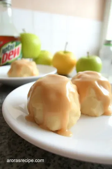 Sweet & Fizzy Apple Dumplings with Mountain Dew Glaze steps