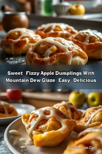 Sweet & Fizzy Apple Dumplings with Mountain Dew Glaze – Easy & Delicious