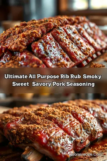 Ultimate All-Purpose Rib Rub: Smoky Sweet & Savory Pork Seasoning