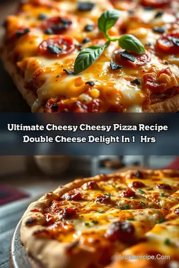 Ultimate Cheesy Cheesy Pizza Recipe | Double Cheese Delight in 1.5 hrs