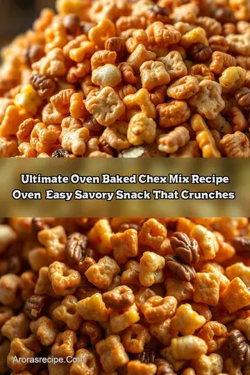 Ultimate Oven-Baked Chex Mix Recipe Oven: Easy Savory Snack That Crunches!