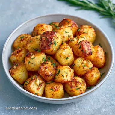 10 Minute Garlic Potatoes for 6 Servings
