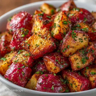 Air Fryer Red Potatoes in 25 Minutes Recipe Card