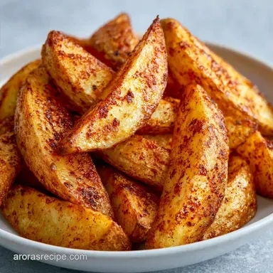 Baked Potato Wedges for 4 Servings
