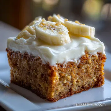 Banana Bars with Cream Cheese Frosting Ready in 45 Minutes Recipe Card