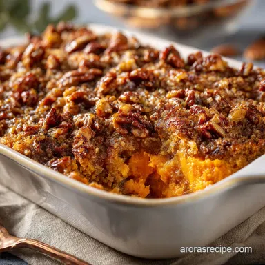 Sweet Potato Casserole: Ultimate Recipe with Brown Butter Pecan Topping Recipe Card